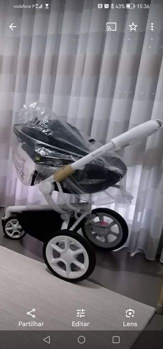 Carrinho de bebe da cybex com ovo