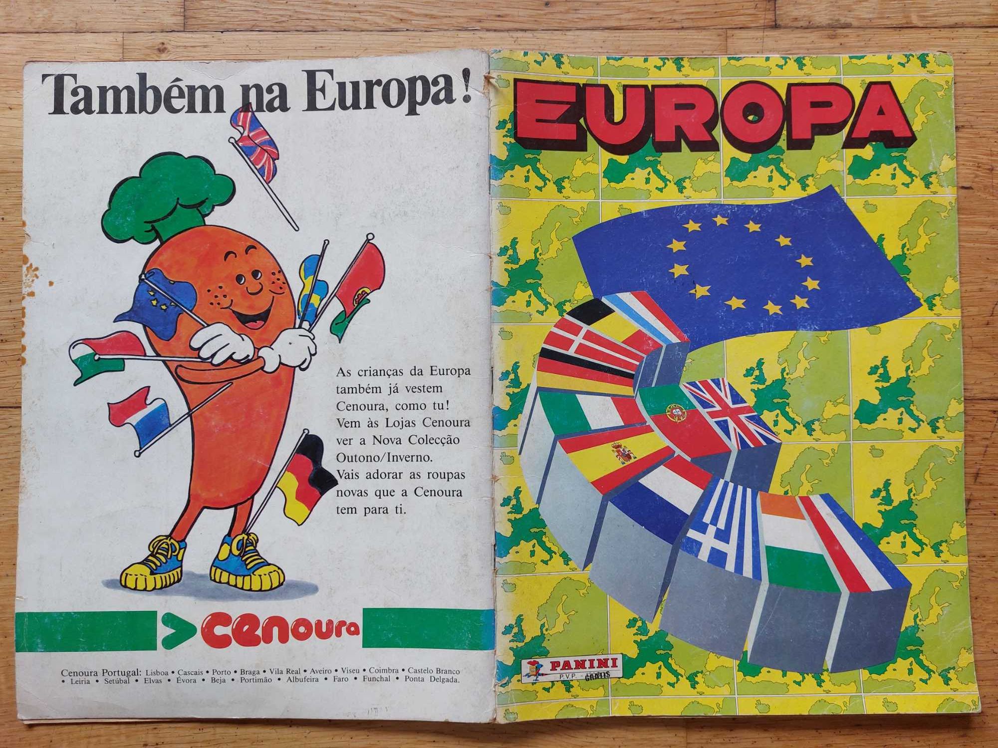 Caderneta de cromos "Europa" - Completa