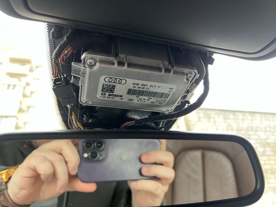 Камера ACC в дзеркалі салону, авто дальній, audi a6, volkswagen tuareg