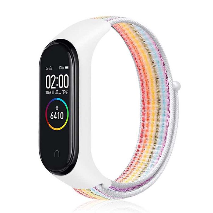 ZESTAW 2sztuk Pasek Nylonowy Opaska do Xiaomi band 3/4/5/6 Kolory