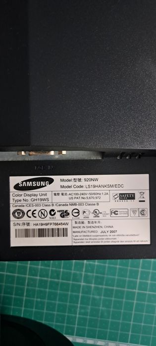 Monitor Samsung 19 polgadas