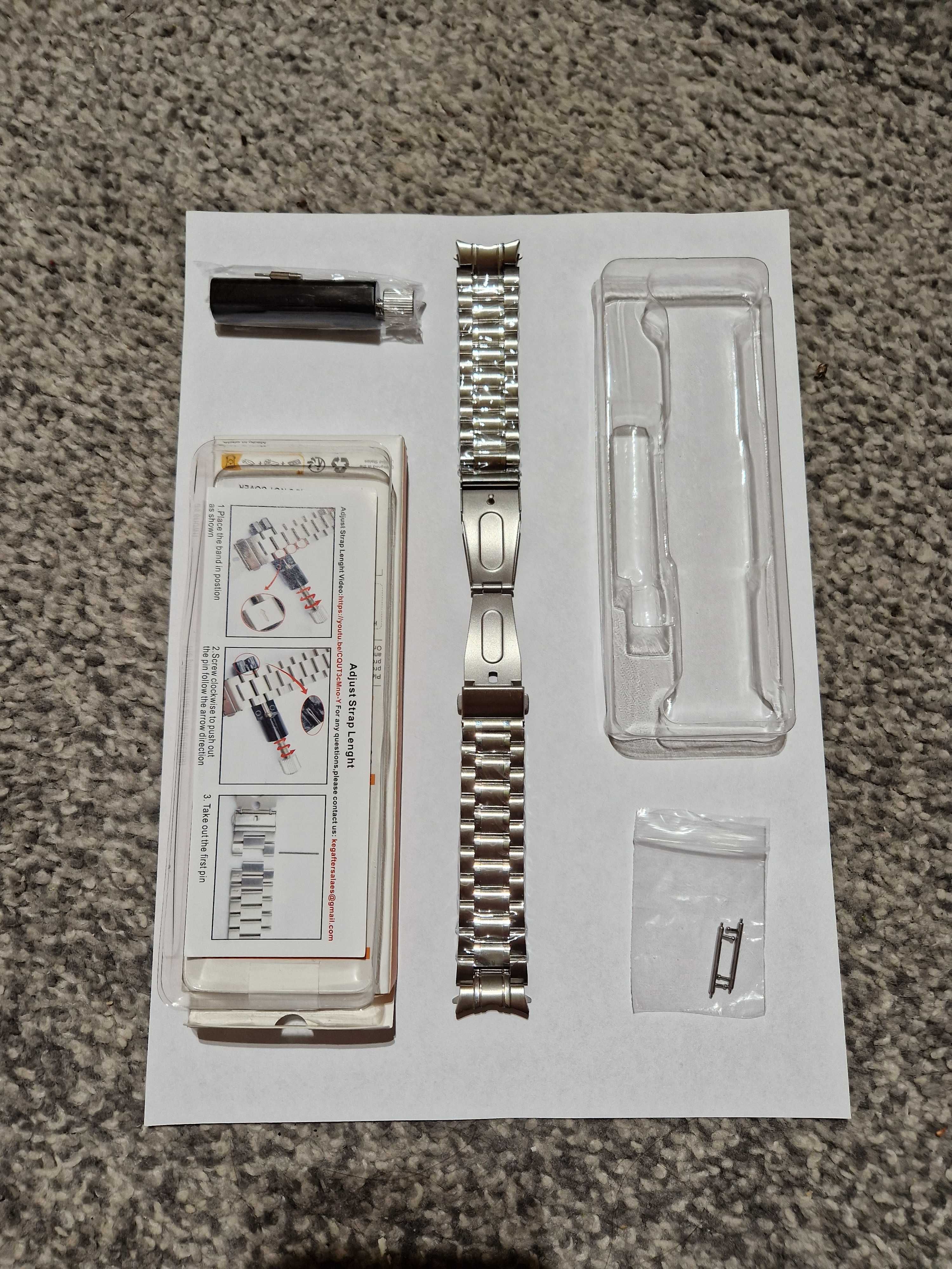 Galaxy Watch 6 Classic i inne - bransoleta - stal nierdzewna