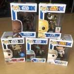 Vários Funko Pop da Star Wars