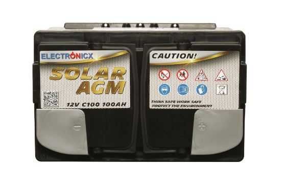 Акумулятор Electronicx Solar Edition batterie AGM 100AH 12V