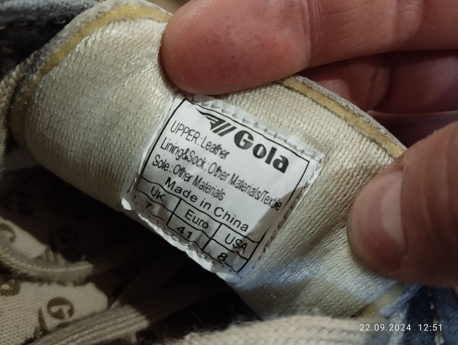 Мужские кроссовки Gola 41 размер