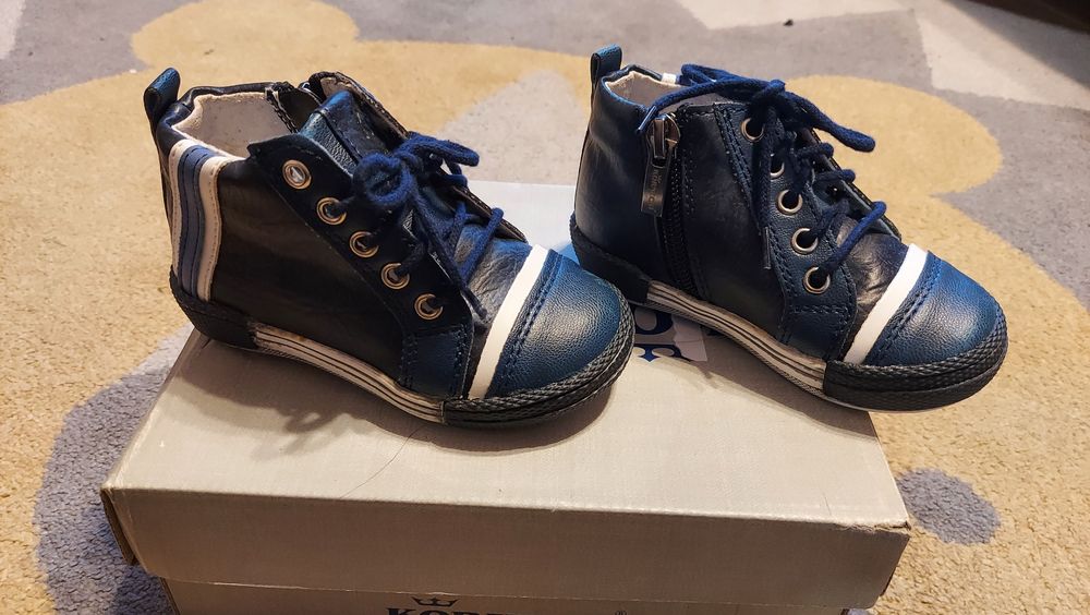 Trzewik, buty chłopięce jesienne Kornecki r. 21 skóra