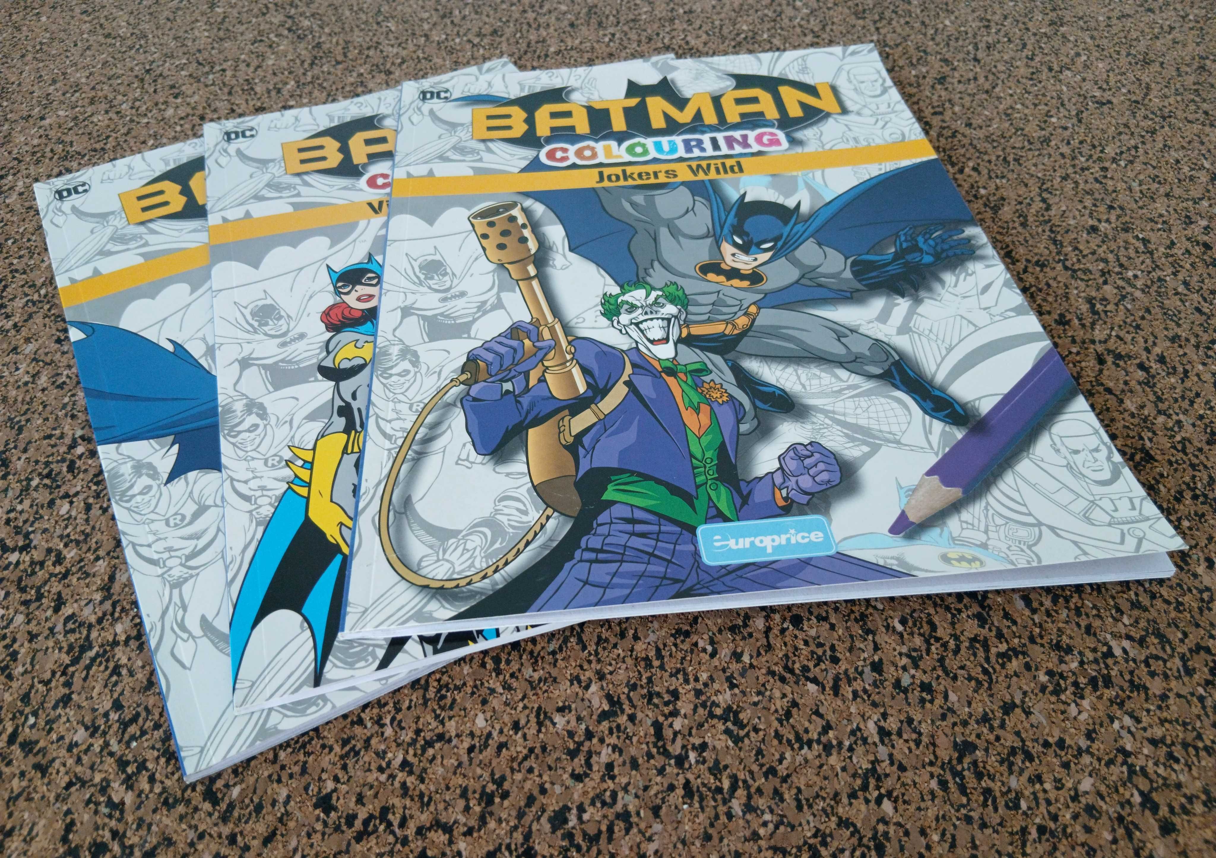 3 Batman Colouring Books