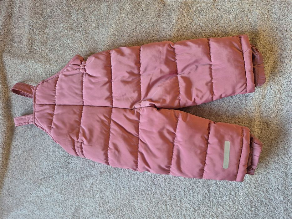 Spodnie zimowe dla dziewczynki 86, ocieplane (kombinezon)