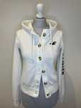 Hollister bluza z kapturem na guziki