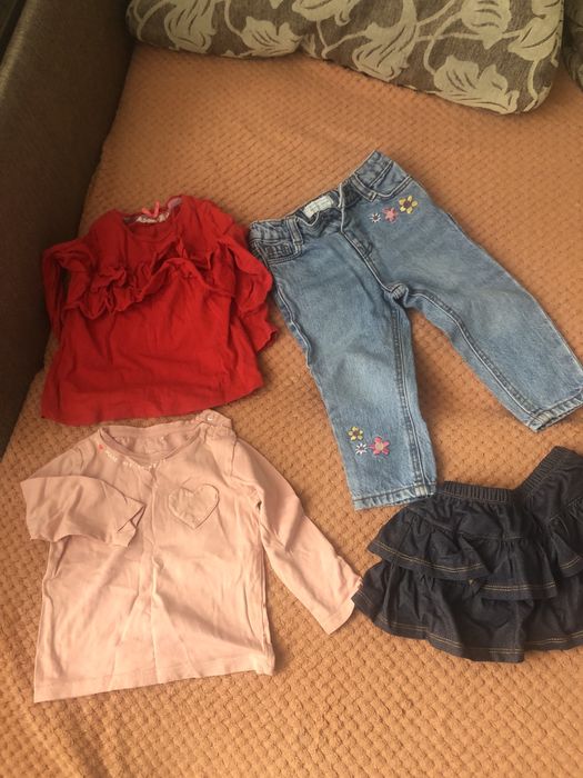 Пакет одягу для дівчинки 80 розмір