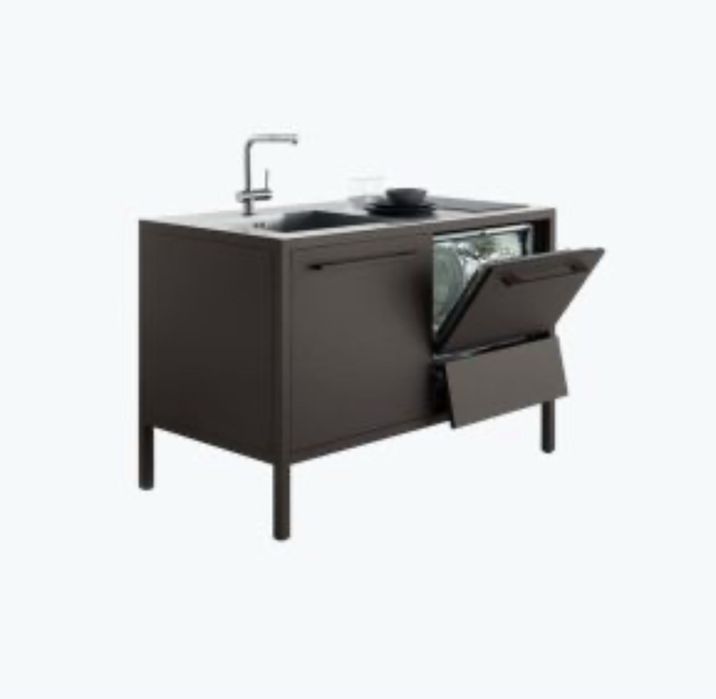 Meble kuchenne Kuchnia Frame od FANTIN - NOWA w kolorze coffie Brown