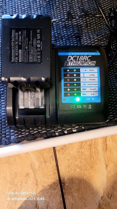 AKUMULATOR + Szybka ładowarka DC18RC Makity BL1815 BL1830