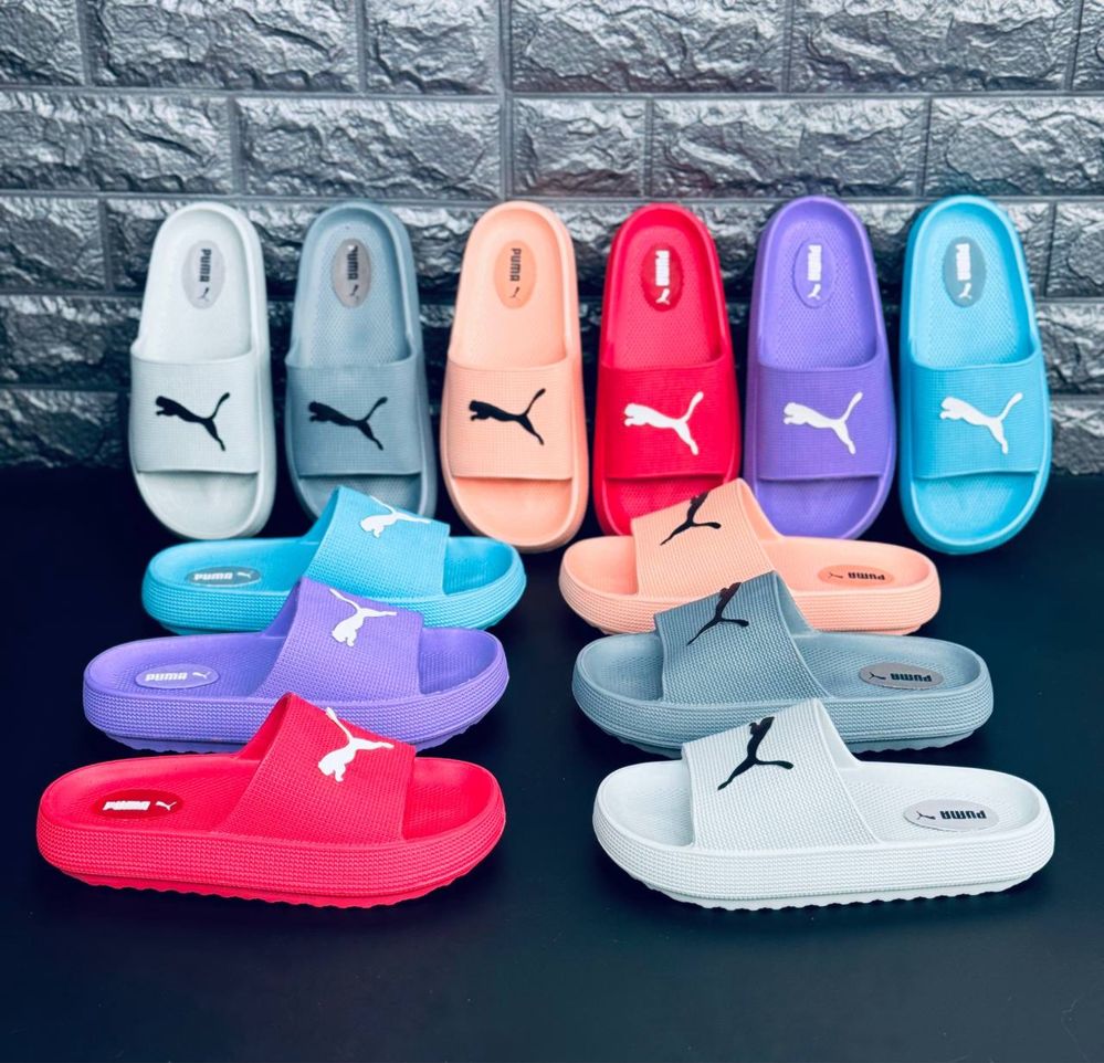 Шльопанці жіночі Puma яскраві/ стильні/ зручні