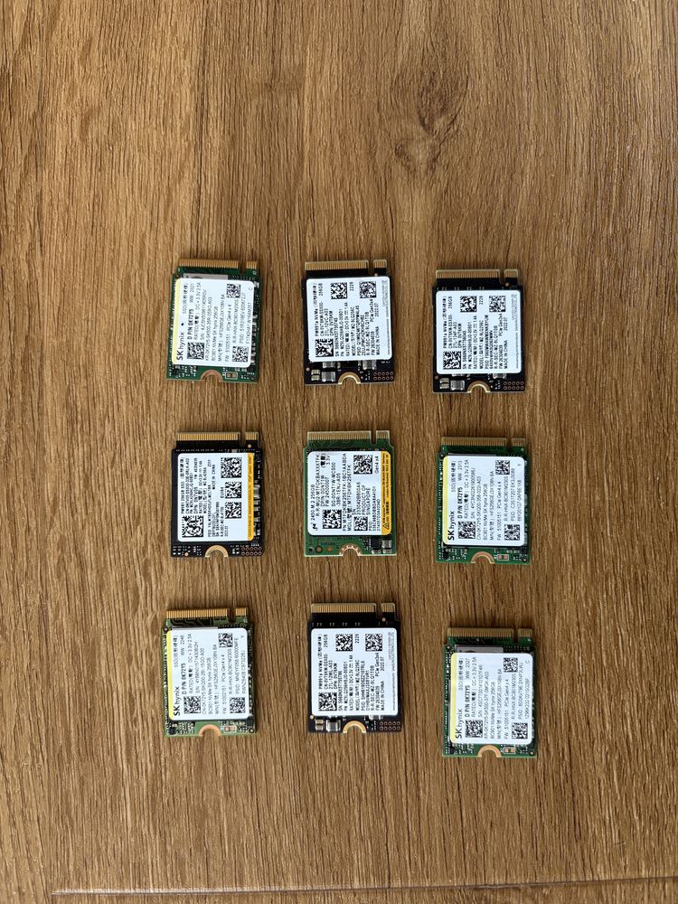 SSD Накопичувач М.2 NVMe 240-256GB 2230 SKhynix|WesternDigital|Samsung