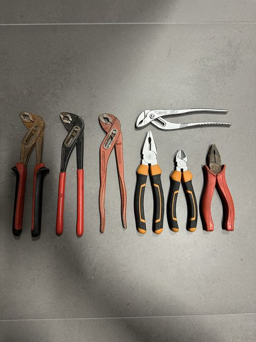 Kombinerki Obcinaczki Cążki Szczypce Żabka Narzędzia