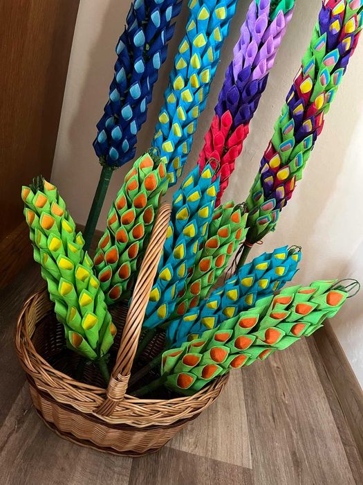 Kurpiowskie palmy wielkanocne