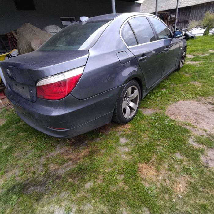 BMW E60 530D lift  2008r uszkodzony alufelgi 17 xenon skory