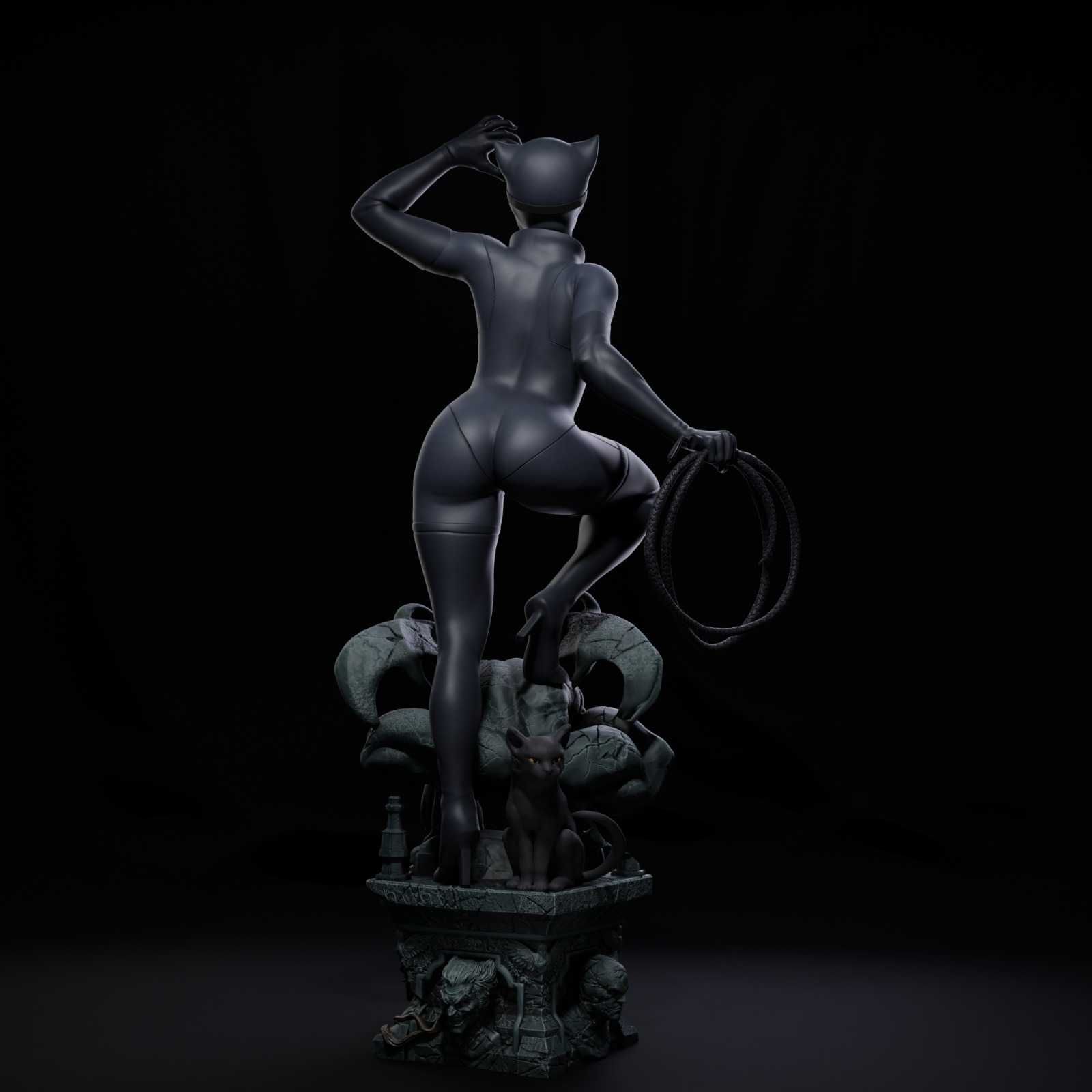 Druk 3d Catwoman DC figurka