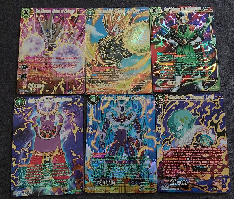 Dragon Ball Super Card Game 6 kart SPR