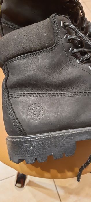 Buty House kozaki zimowe damskie rozm.36 trapery czarne nubuk