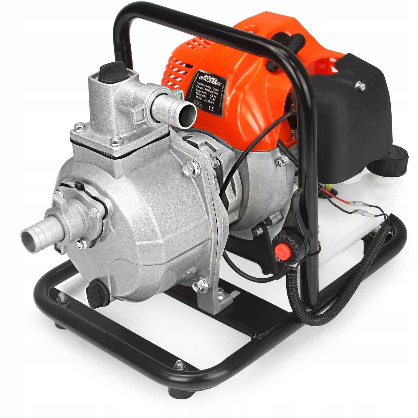 Pompa Spalinowa Motopompa Ogrodowa Powierzchniowa 3800 W 48000 l/h