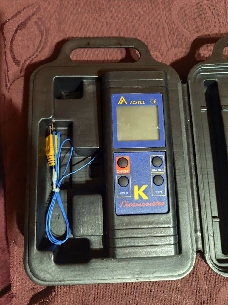 Termometr z termoparą typu K az8801 -1300C