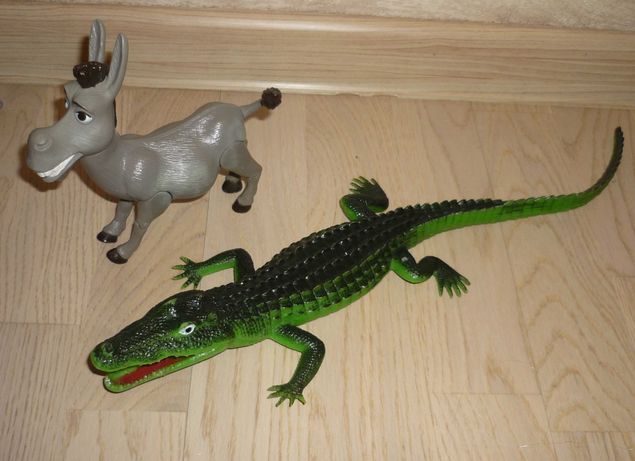 Figurka Osioł Shrek Krokodyl Aligator Zestaw