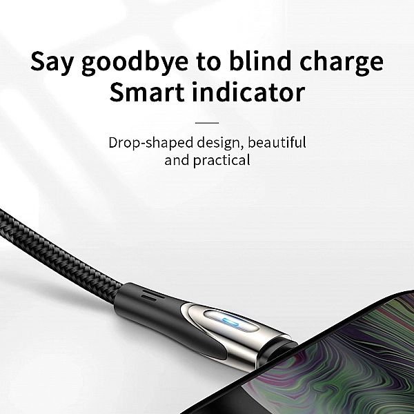 Kabel USB-A - micro USB Joyroom S-M411/3A 1.2m z wskaźnikiem ładowania