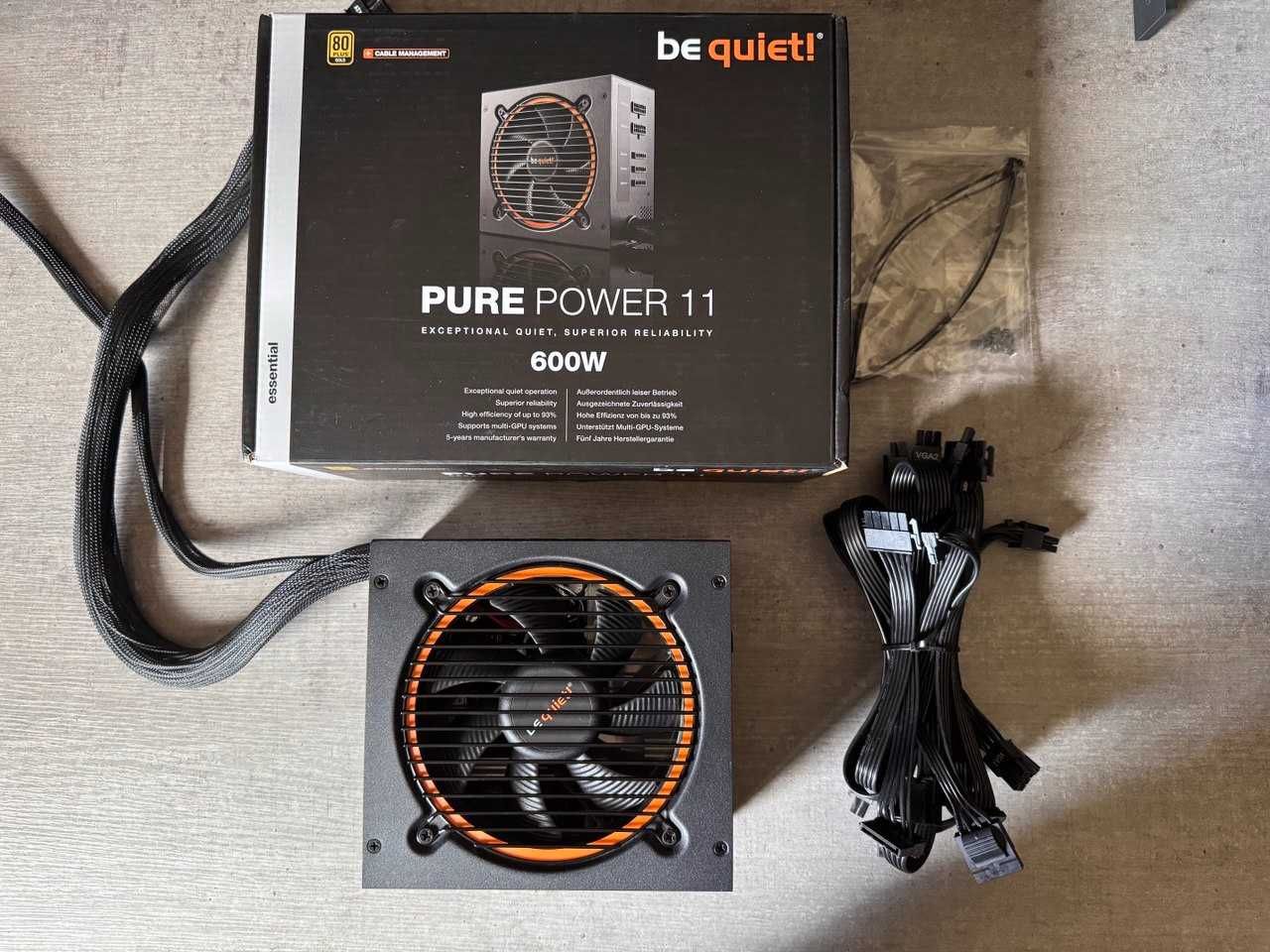 Fonte Alimentação Be Quiet! Pure Power 11 600W 80 Plus Gold