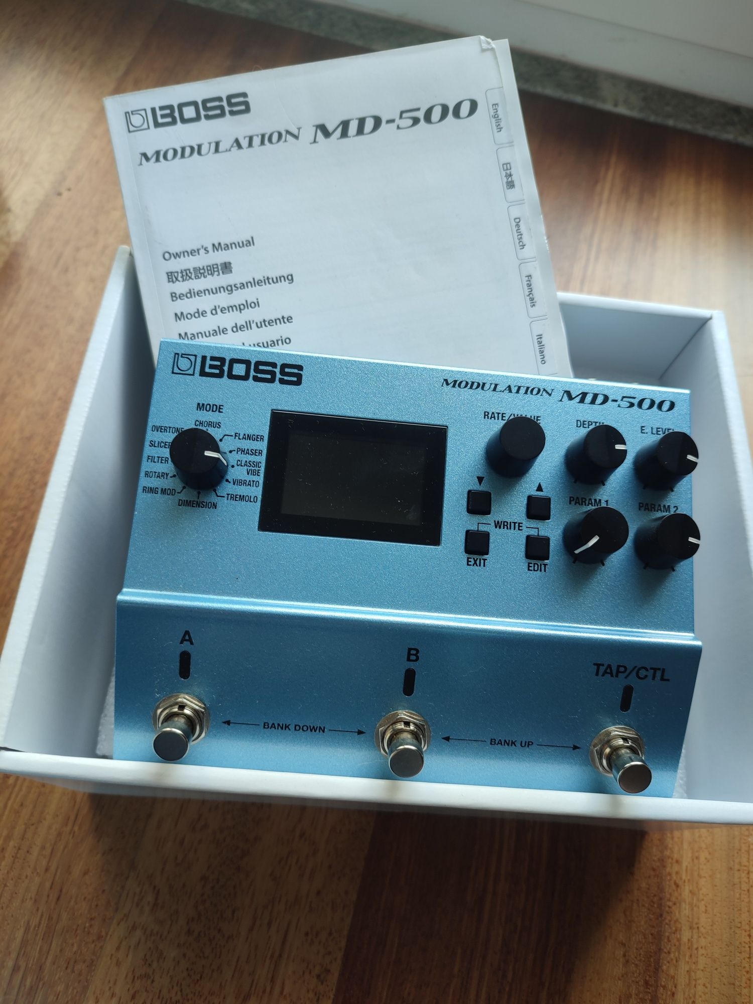 Boss MD-500 Efeitos