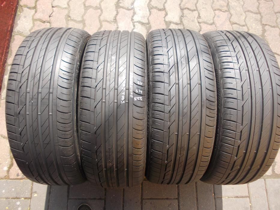 opony 225/45r19 bridgestone turanza t001 idealne jak nowe 8 mm , 4szt