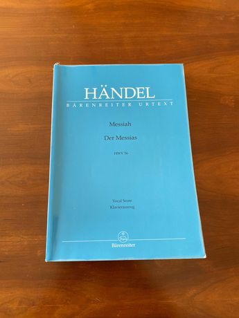 Der Messias Handel - Vocal Score