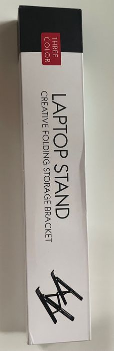 Podstawka stojak na notebook tablet składana, czarna