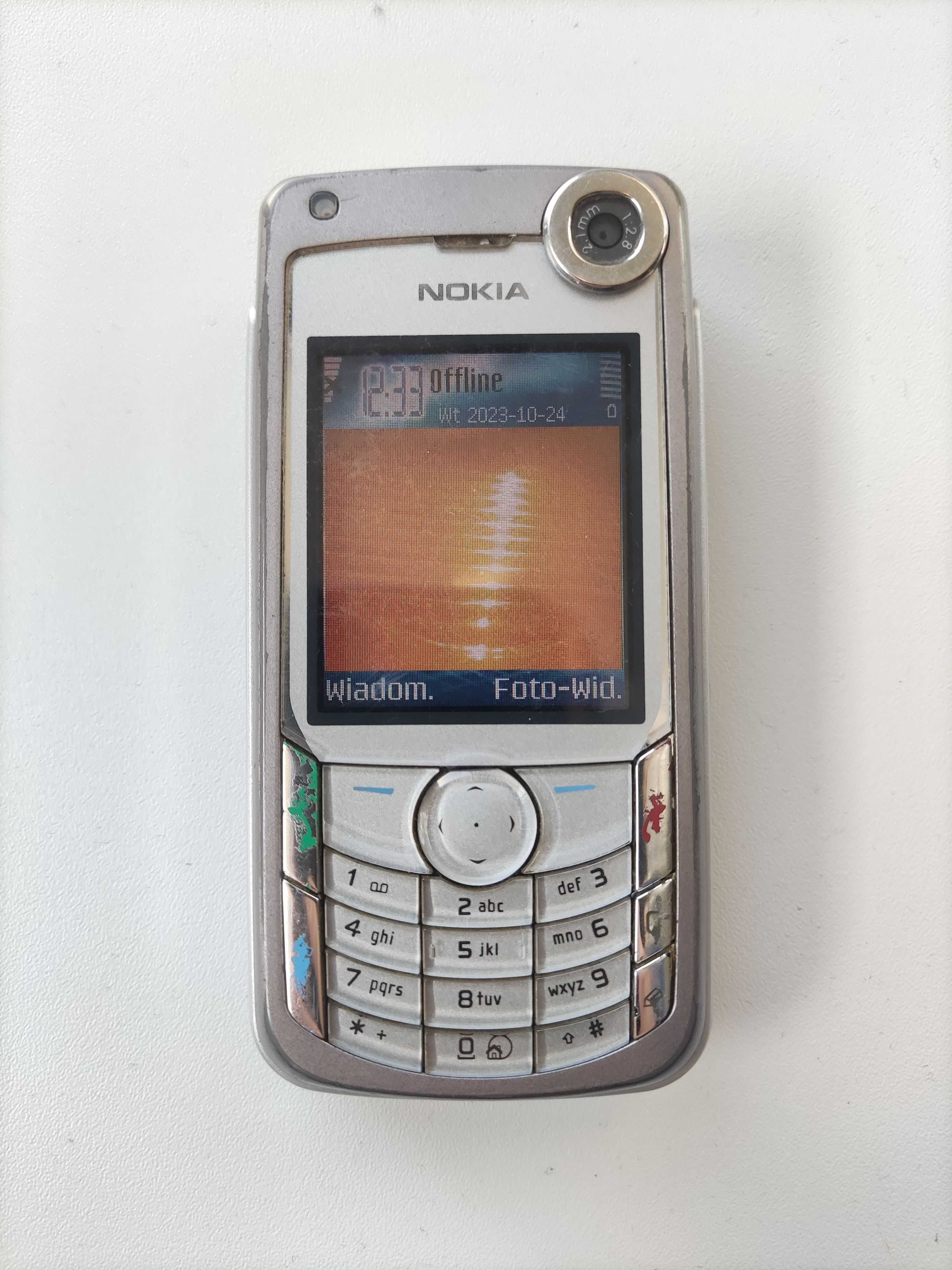 Nokia 6680 + pudełko akcesoria bez SIM locka + karta 256MB