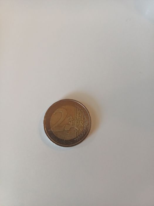 Moeda de 2 euro Francesa de 1999 com erro de cunhagem