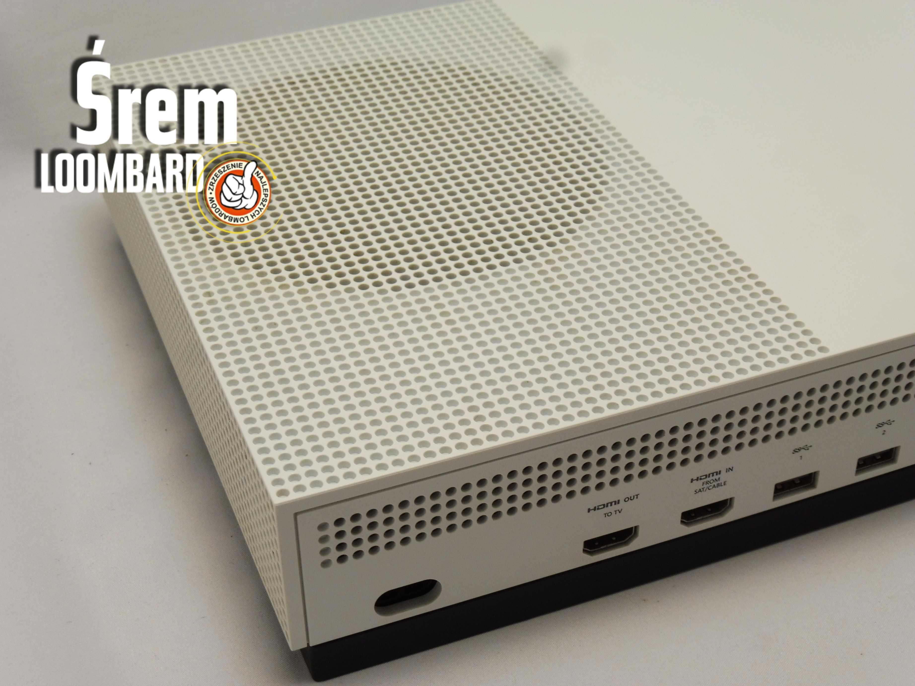 Konsola Xbox One S 1tb, 2 x pad, kable, bdb stan!