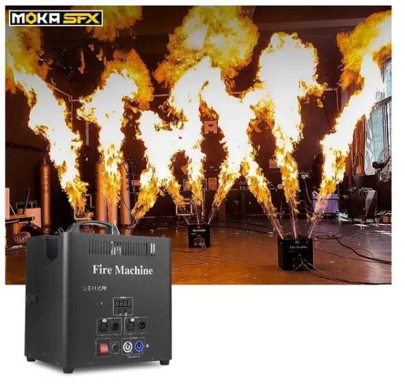 Maquina de Fogo DMX Tripla