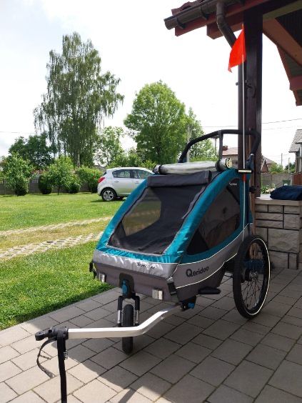Qeridoo  sportex 2 przyczepka rowerowa