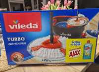 Mop Vileda Turbo 2w1 microfibra plus Ajax NOWY