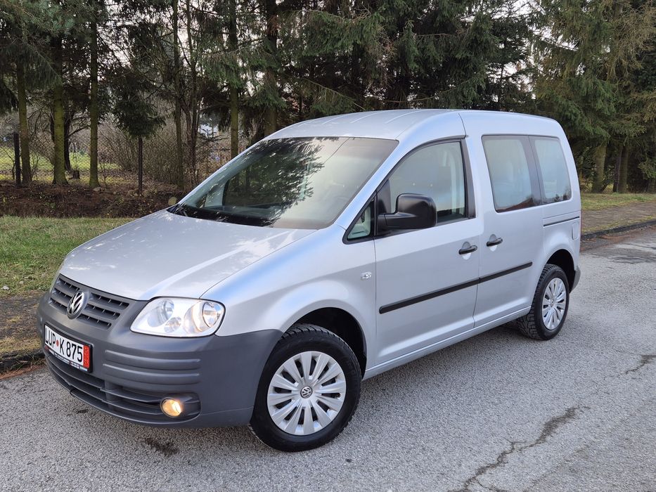 VW CADDY 1.6B MPI OPŁACONY Z Niemiec Klima Elektryka 5os Stan BDB!!