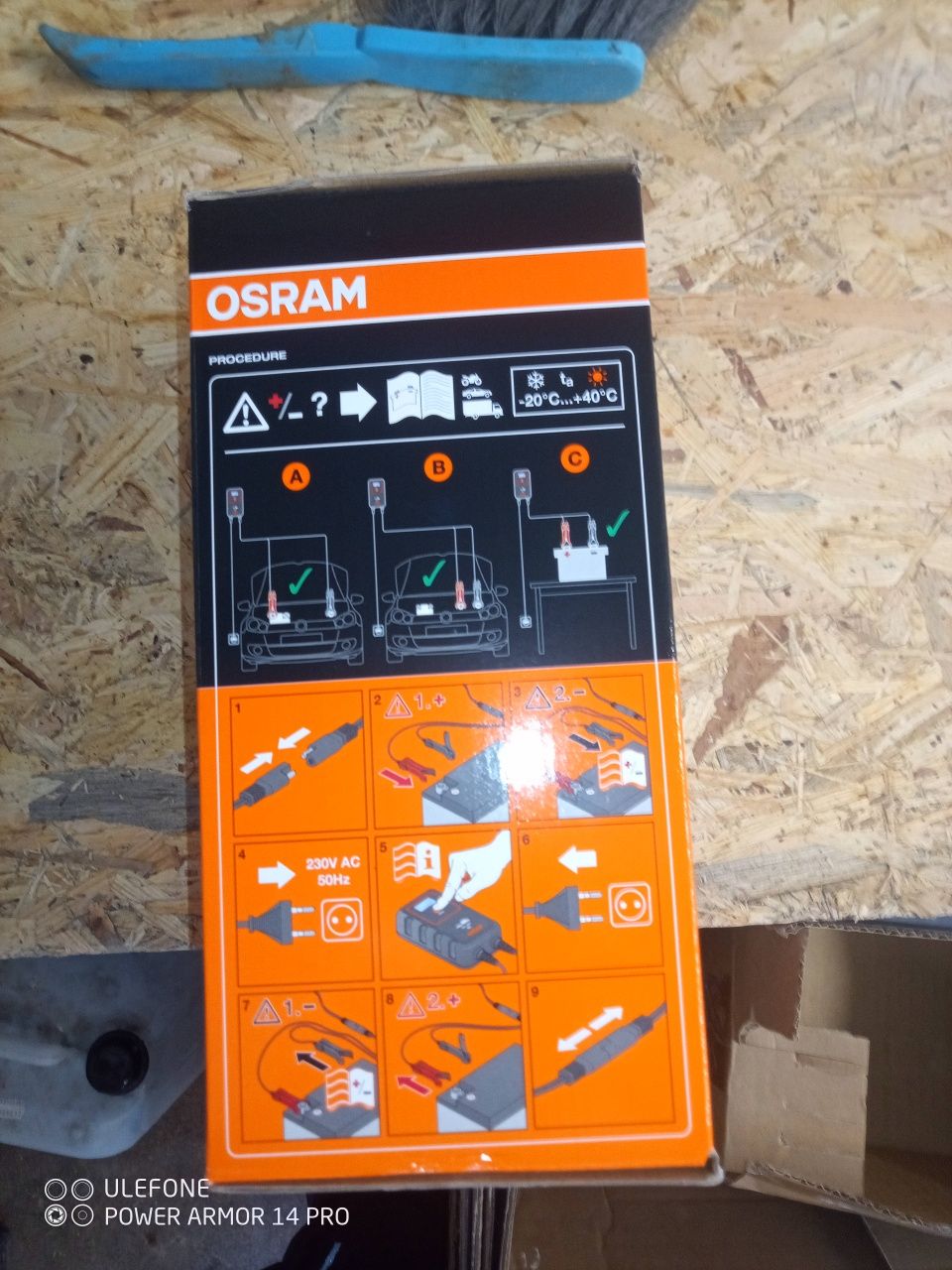Osram BATTERYcharge 908 8A AGM do Akumulatorów żelowych