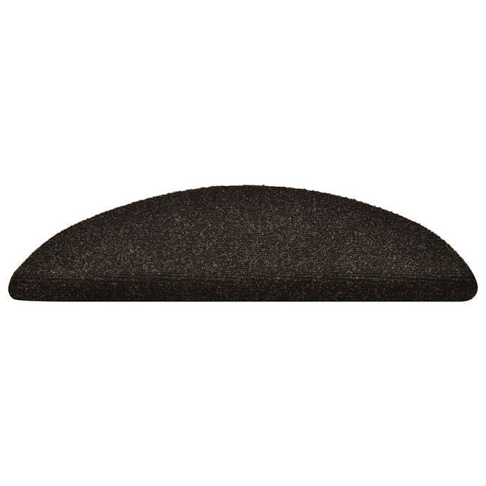 Vidaxl Maty Na Schody Samoprzylepne 30 Szt. Ciemny Brąz 56X17X3 Cm