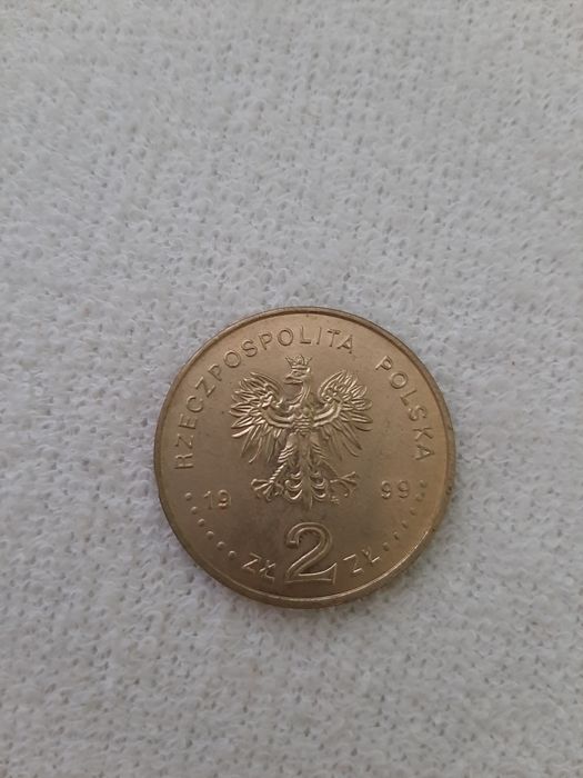 Dwuzłotowa moneta Chopin