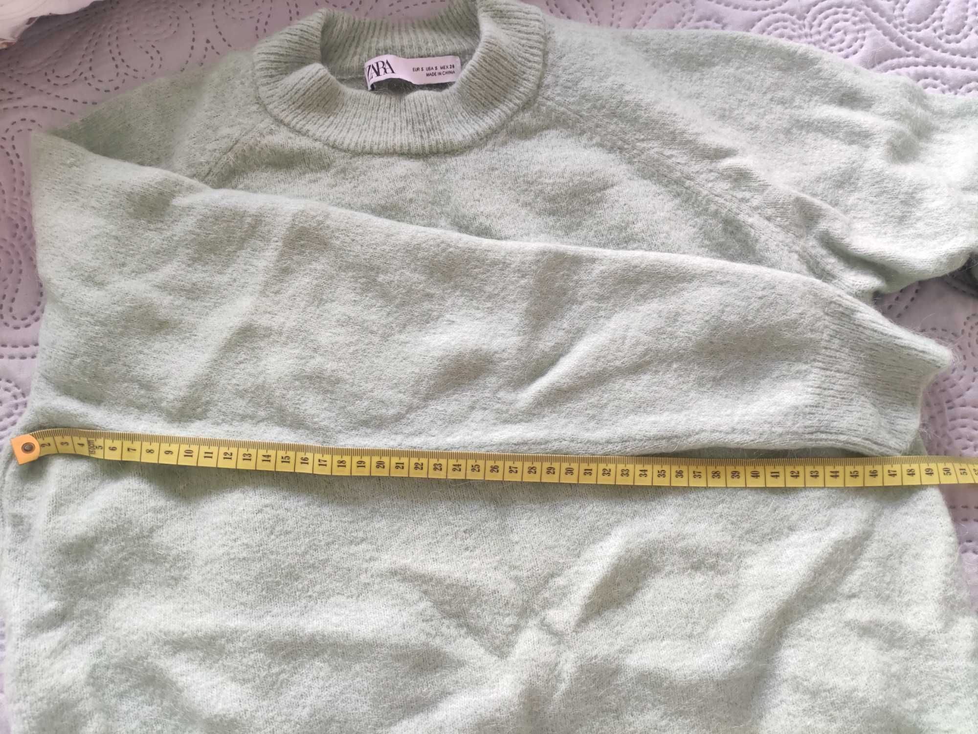 Sweter Zara, wełna i alpaka