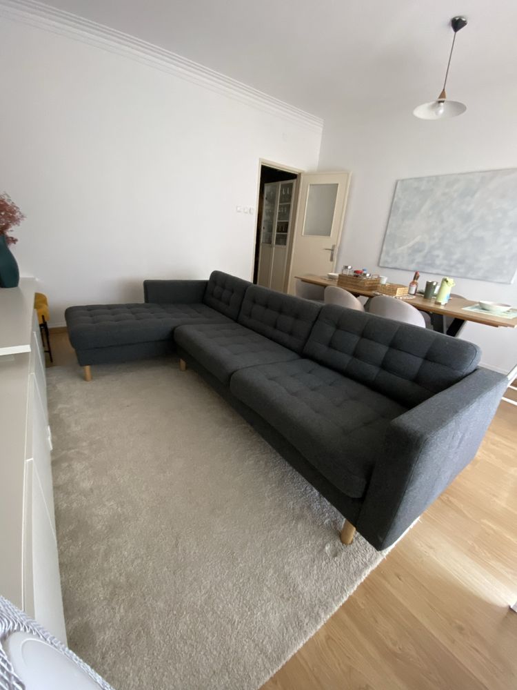 Sofa LANDSKRONA Sofá 3 lugares mais chaise longue