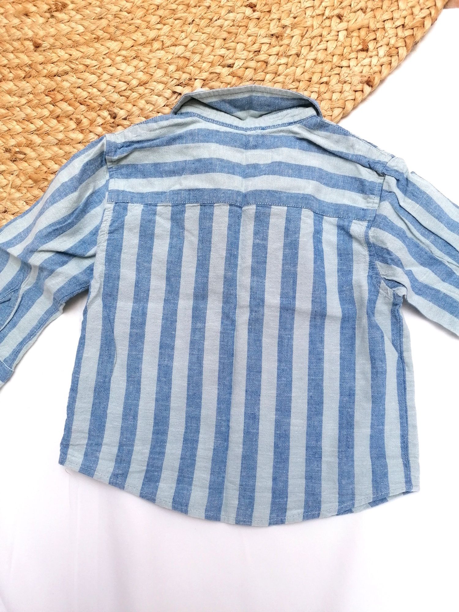 Camisa Praiana às Riscas, de Bebé
