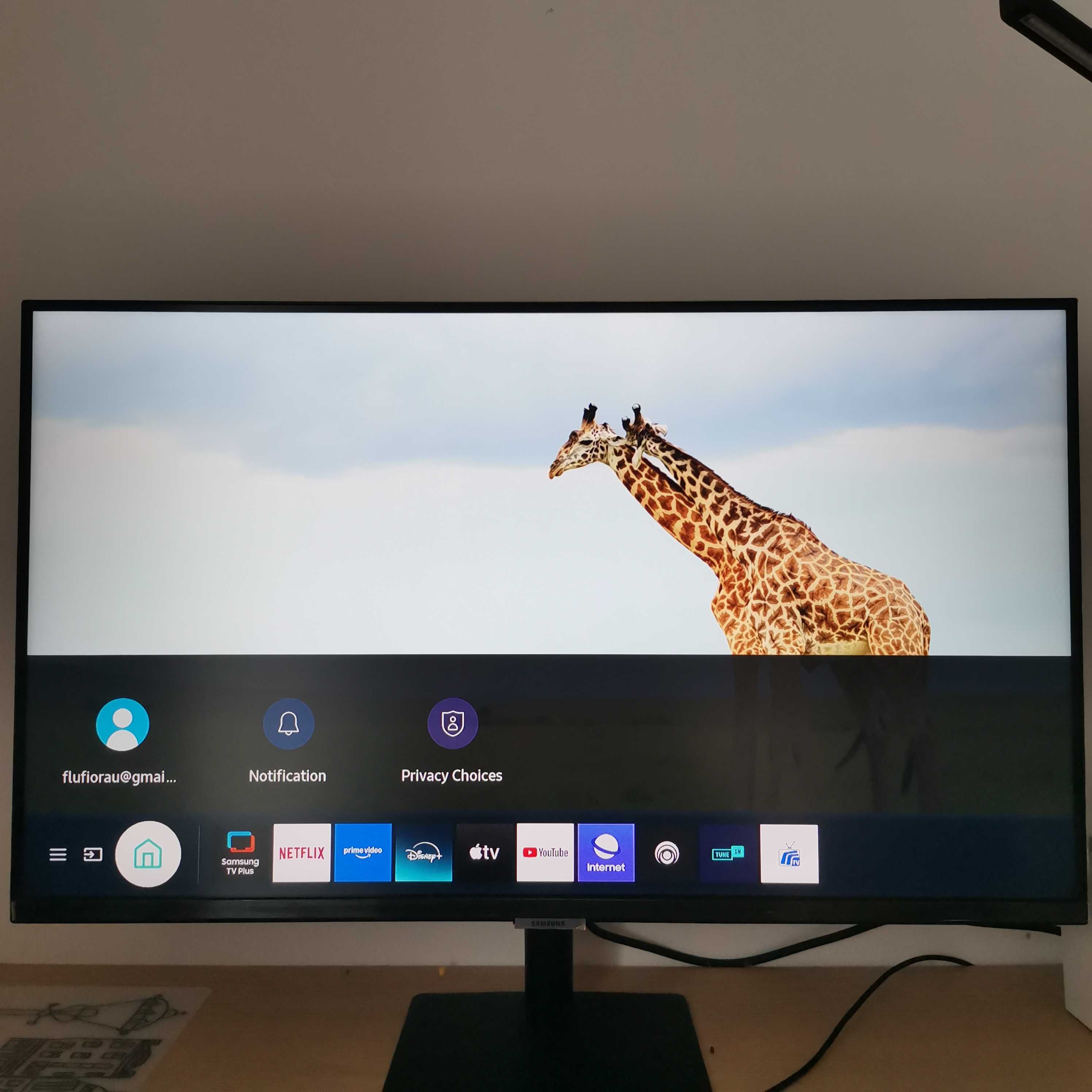 TV+Monitor Smart Samsung M5 32" LS32AM500NRXEN 32” FHD – Como Novo