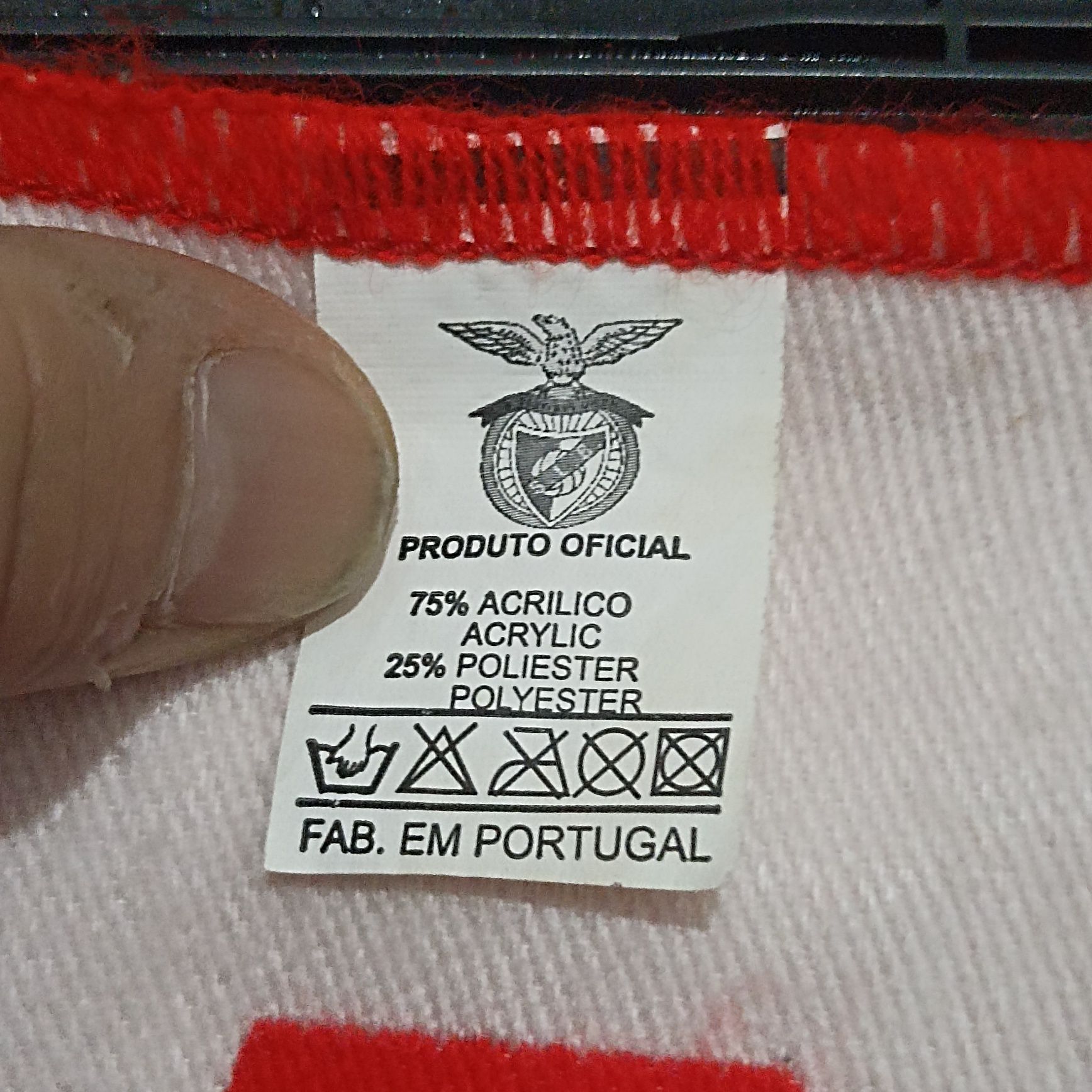 Cachecol Oficial do SL Benfica Amo-te Benfica
