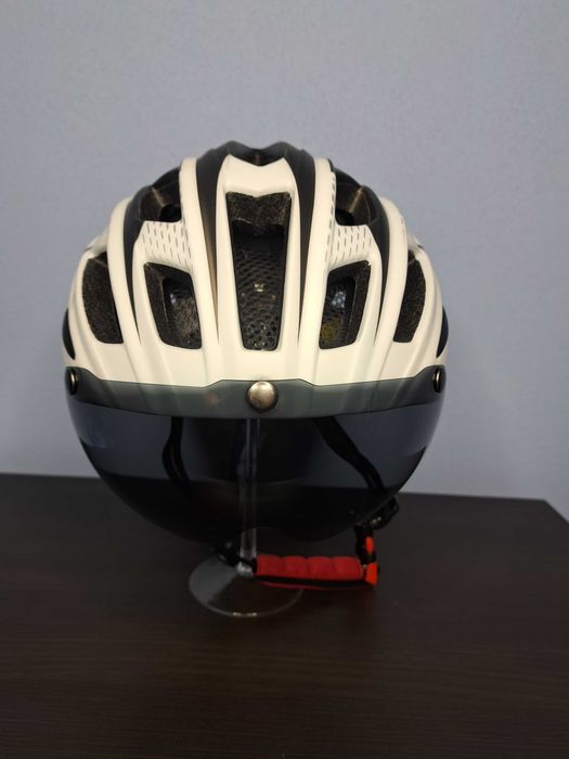 Kaski Kask rowerowy Shinmax r. 57-62 cm M/L ze zdejmowanymi goglami