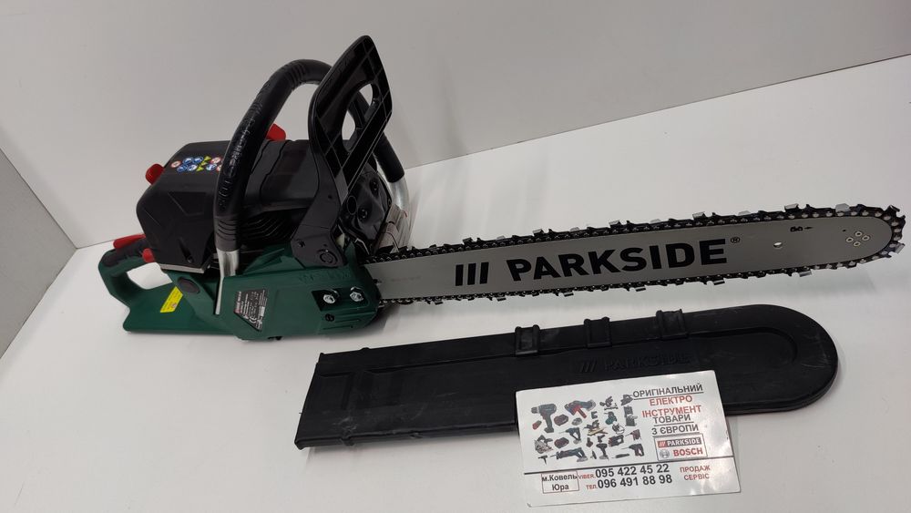 ОРИГИН цепна бензопила с Германии Parkside PBKS 53/2кВт/ланцюгова пила